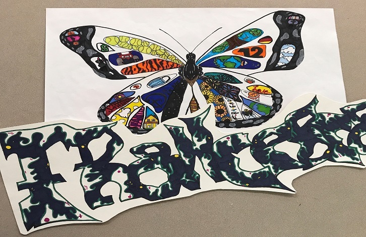 Butterfly artwork